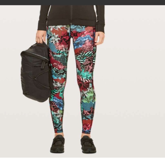 Lululemon Speed Up Tight *Full-On Luxtreme 28" Zen Clash Multi Size 10 - Picture 3 of 8